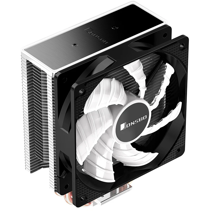 Jonsbo Cr 601 4 тепловые трубы 256 Rgb цветной свет ЦП радиатор 12 см бесшумные вентиляторы