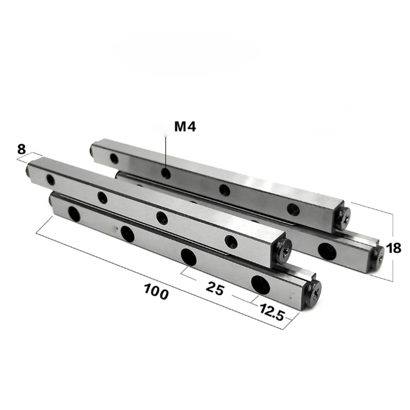 VR3100 VR3 100x14Z GCr15 направляющая с поперечным роликом 58mm Max Stroke High Grade Linear|Линейные