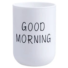 Новинка! Домашняя зубная щетка для ванной, зубная паста, держатель, круглая чашка для мытья зубов, ПП стакан, зубная кружка для путешествий, кемпинга