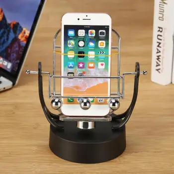 

Creative Swing Automatic Shake Phone Wiggler for WeChat Motion Number of Brush Steps Set Home Decorative Shelves 2019 New
