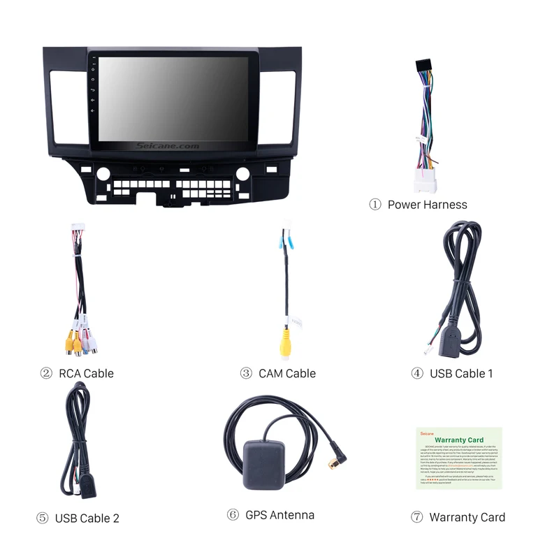 Seicane Android 8,1 2 ram авто радио головное устройство gps Аудио мультимедийный плеер для Mitsubishi Lancer-ex 2008 2009 2010 2011