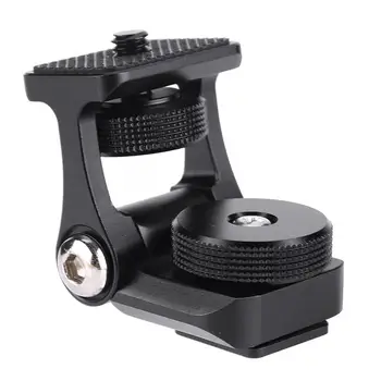 

U-40 1/4'' Thread Hot Shoe Mount Adjustable Damping Stand Holder for DSLR Cameras Ball Head fotografia acessorio