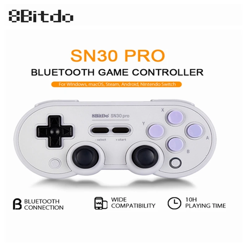 

8Bitdo SN30 Wireless Bluetooth Game Controller Rainbow Color Support Nintendo Switch Android IOS Gamepad