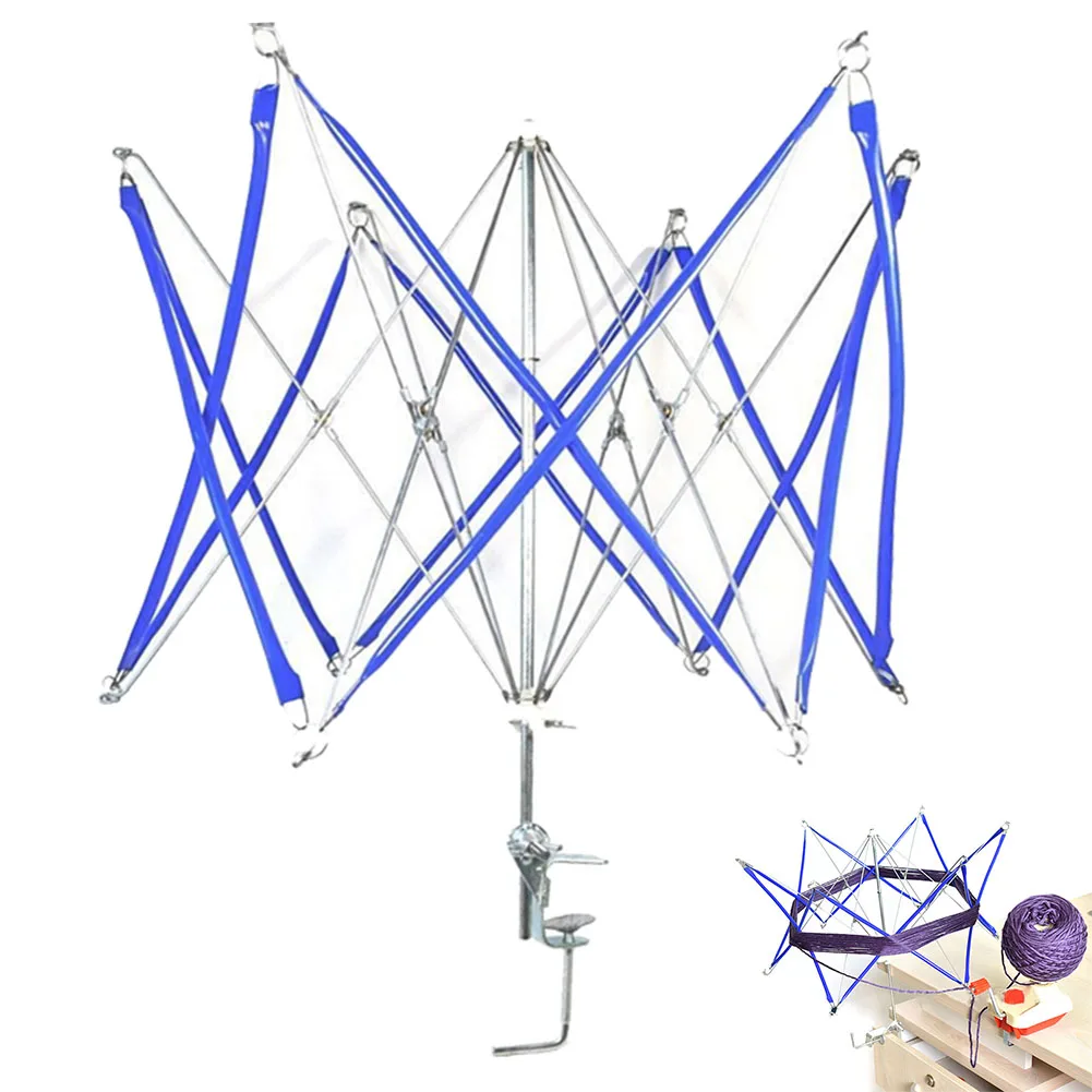 

Yarn Wool Operated Swift Craft Knitting Umbrella Winder Thread Holder String