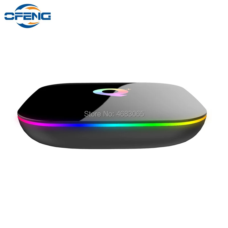 Смарт ТВ приставка Q Plus Android 9 0 Allwinner H6 4 Гб 32 ГБ 64 6K H.265 USB3.0 Netflix