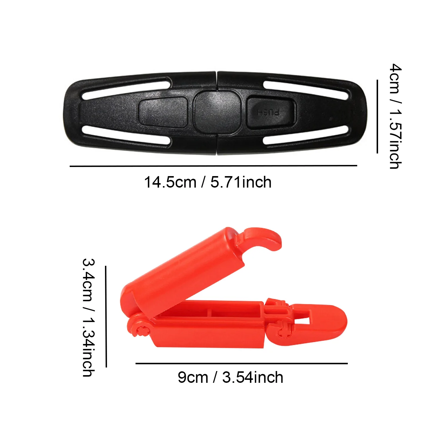 2 шт. нагрудные зажимы с 2 шт. автомобильный ремень безопасности пряжки с зажимом для маленьких детей аксессуары для безопасности автомобиля