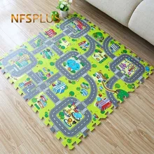 9 шт./компл. Детские игровой коврик из вспененного полиэтилена, волшебная головоломка коврик ковер в детской комнате коврик для Гостиная Спальня для детей