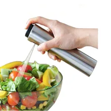 Спрей из нержавеющей стали бутылка масло уксус для гурманов салат оливковое масло спрей Lecythus кухонный сосуд для масла Cruets Misters ленивый инструмент