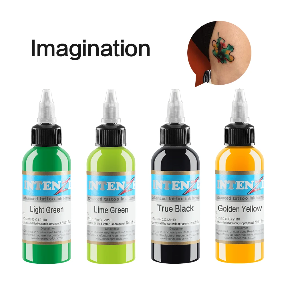 21colors Natural Plant Tattoo Pigment Permanent Makeup Bottle 30ml attoos Ink Pigment For Body Professional Beauty Art Supplies