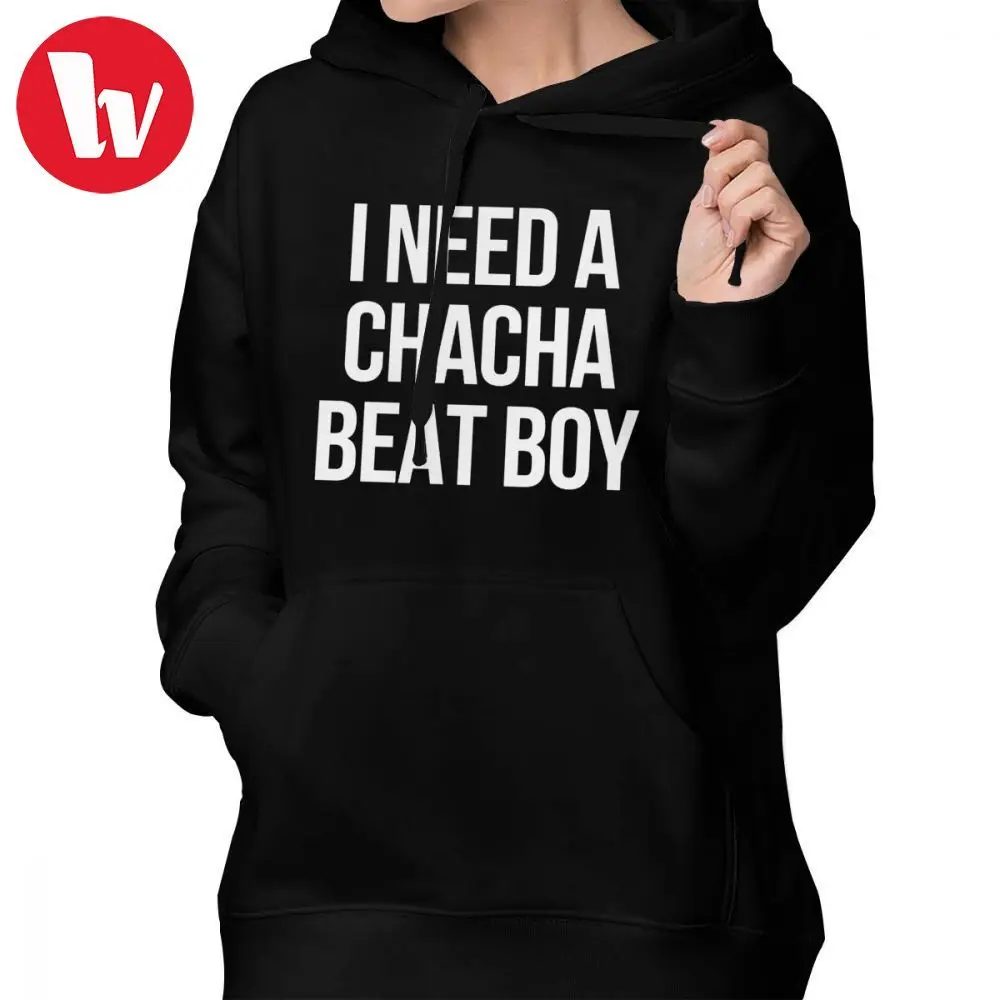 

Jay Park Hoodie Jay Park I NEED A CHACHA BEAT BOY Hoodies Navy Blue Cotton Hoodies Women Long Sleeve Over Sized Pullover Hoodie