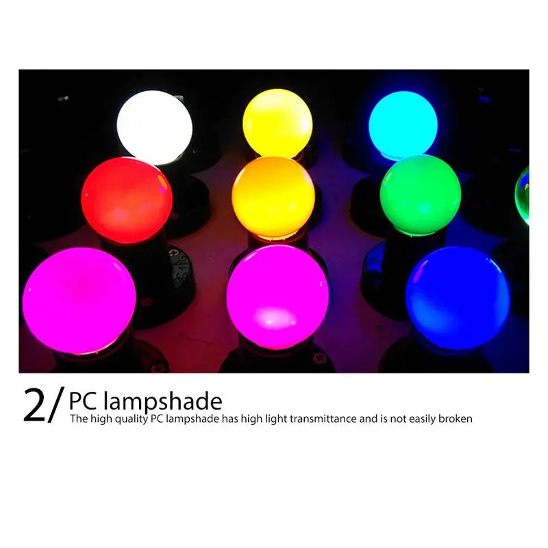 Kaigelin LED E14 круглая шариковая PC лампа E27 светодиодная AC85V 265V IP54 цветная прожекторная
