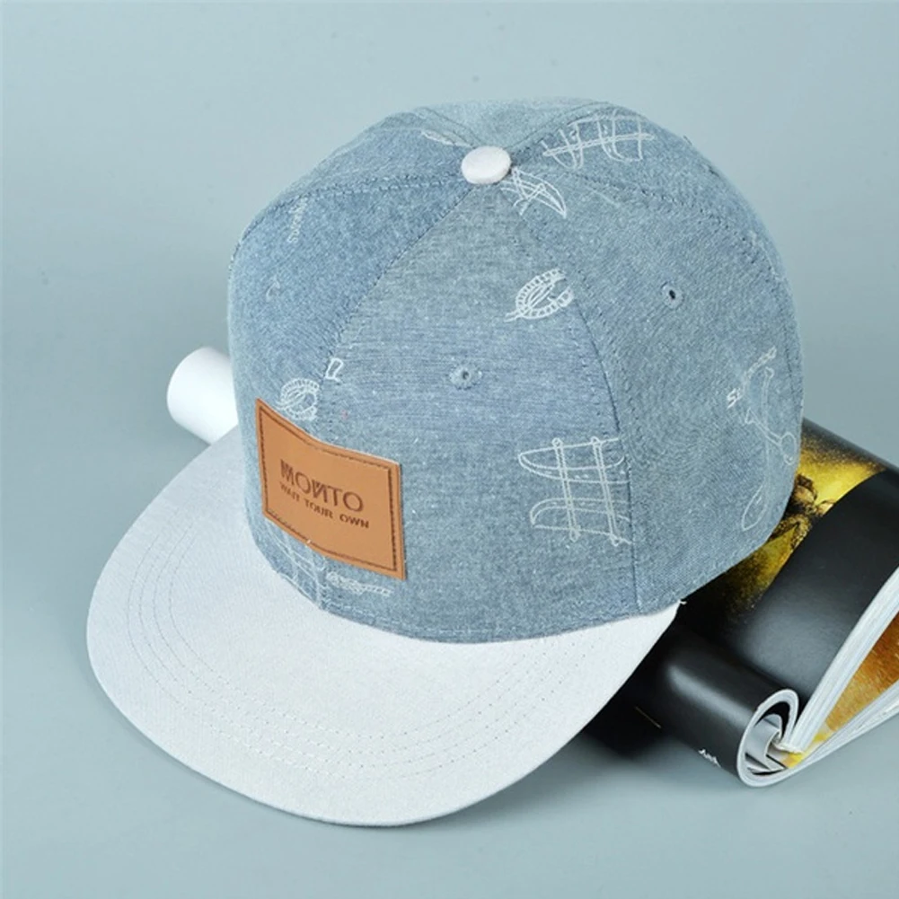 

Newest Denim Hat Affixed Cloth Letters Casual Fresh Graffiti Hip Hop Baseball Cap Snapback Caps Hats for Woman Men