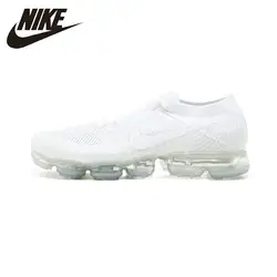 Nike Air Vapormax Flyknit оригинальные мужские кроссовки белые дышащие нескользящие спортивные кроссовки #849558-004