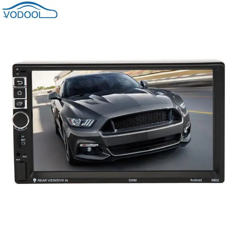 

VODOOL 7inch 2 Din 1080P Quad-core Car Stereo MP5 Player Bluetooth Car GPS Navigator 1G/16G Built-in WIFI FM Auto Radio OS