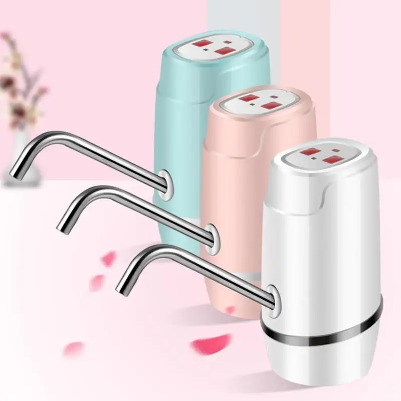 

USB Rechargeable Electric Double Water Pump Dispenser Gallon Drinking Bottle