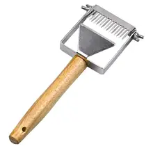 Новинка, регулируемая сбалансированная Расческа для меда, вилка, лопатка Черпак из нержавеющей стали, резак для меда, инструмент для пчеловодства, скребок