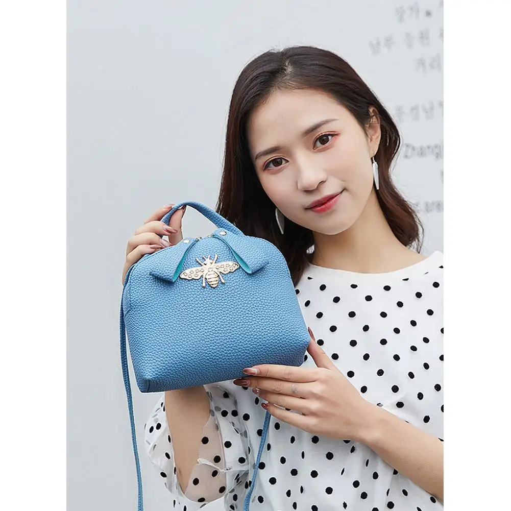 2019 Summer Women Shoulder Bags Fashion Cute Bee Crossbody Bag PU Leather Casual Handbag Large Capacity Phone Messenger Bags 2019 Summer Women Shoulder Bags Fashion Cute Bee Crossbody Bag PU Leather Casual Handbag Large Capacity Phone Messenger Bags