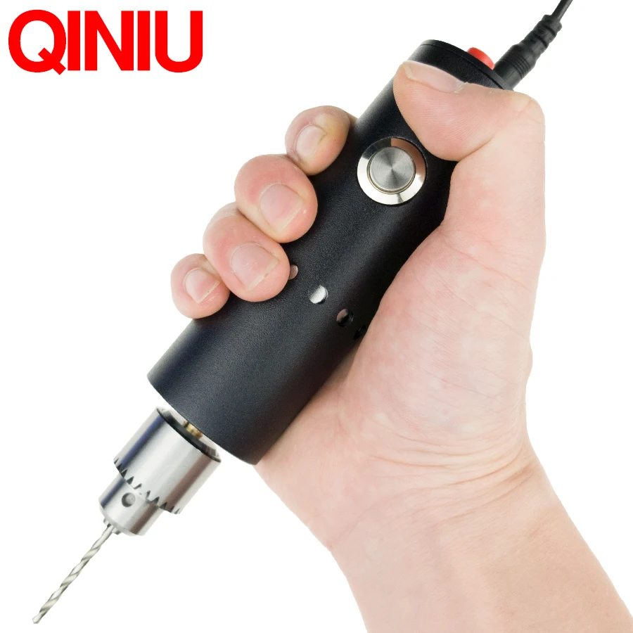 QINIU AC100 220V US PLUG 60 Вт Электрический Мини дрель набор роторный инструмент переменной