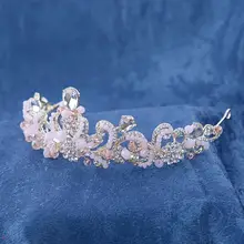 Женская корона, Кристальный обруч для волос, свадебный головной убор для невесты, подружки невесты