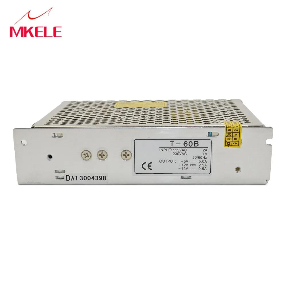 

T-60C Voor Digitale Apparatuur Hoge Efficientie 5 V 15 V-15 V 60 W Triple Led Transformator AC DC Converter Good Quality