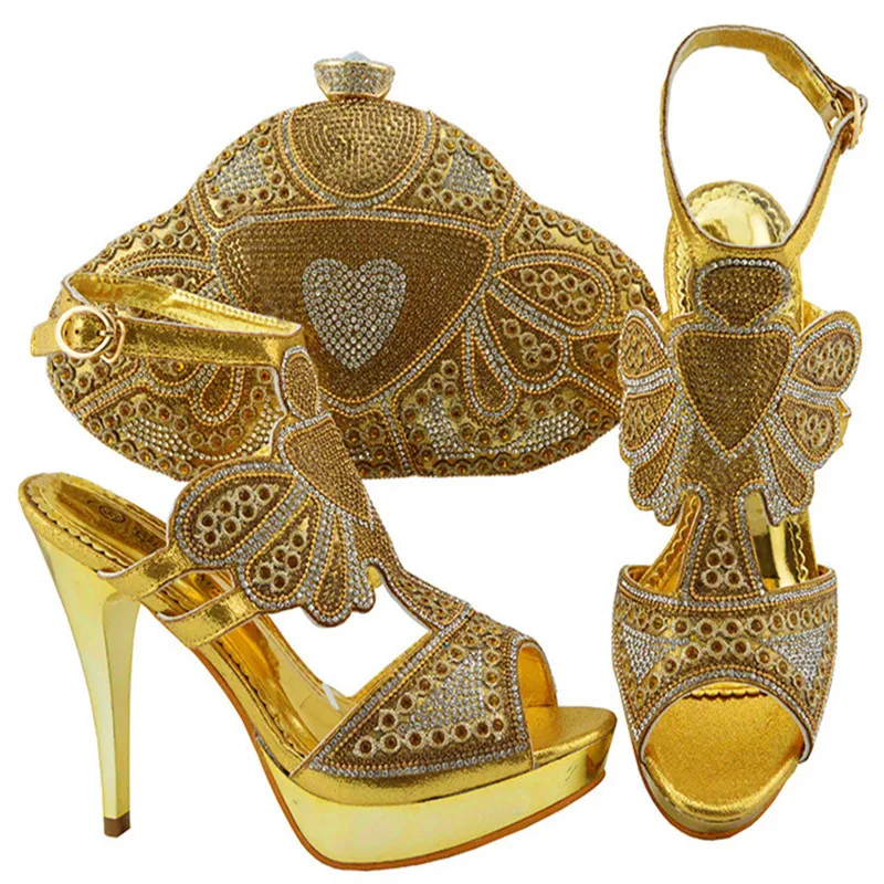 jzc004 gold Shoes and Bag To Match Italian African Wedding Shoes and Bag Set Matching Italian Shoe and Bag Set jzc004 gold Shoes and Bag To Match Italian African Wedding Shoes and Bag Set Matching Italian Shoe and Bag Set