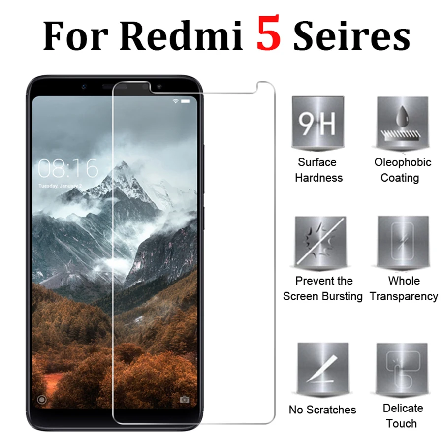Защита экрана для Redmi Note 5 Pro закаленное стекло Xiaomi Xiomi Plus 5A Note5 5Pro защитная