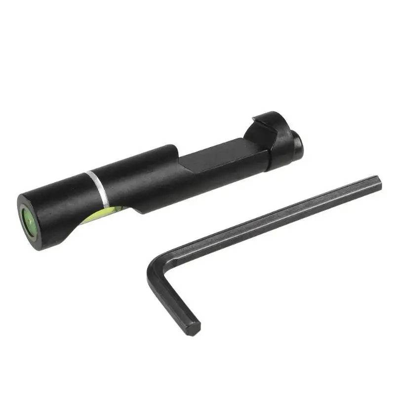 Metal Spirit Bubble Level for 20mm Picatinny Weaver Rail Black Alloy Hunting Accessories