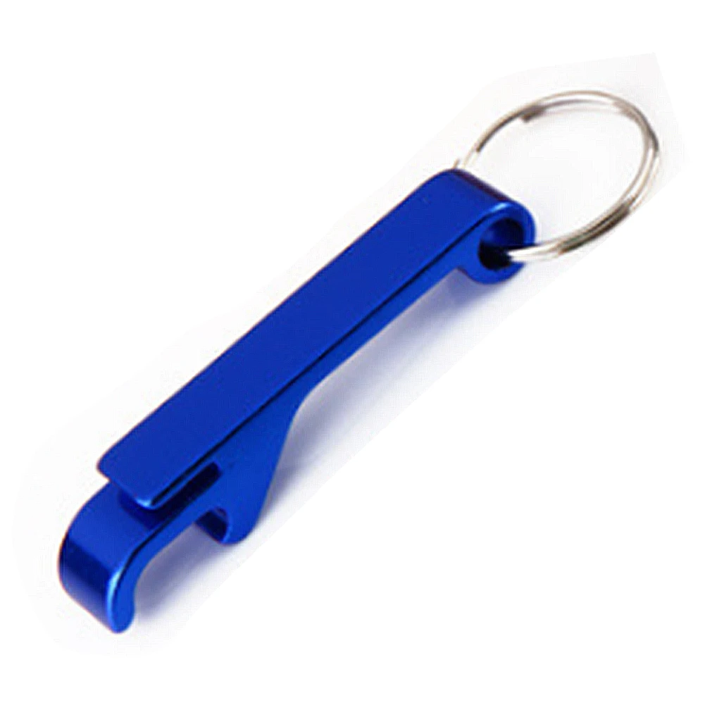 1 PC Portable 4 in 1 Bottle Opener Key Chain Keyrings Creative Metal Beer Opener Key Ring Keychain Women Men Unique Gift Jewelry