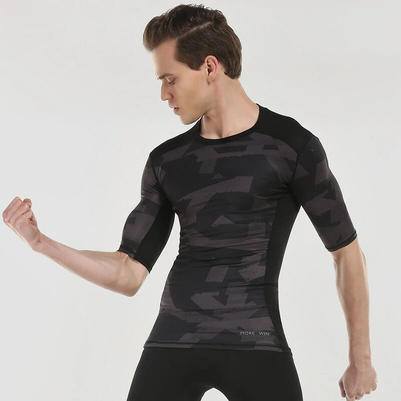 Willarde спортивные топы мужские быстросохнущие Спортивные Компрессионные рубашки с коротким рукавом для бега, фитнеса, бега, футболки
