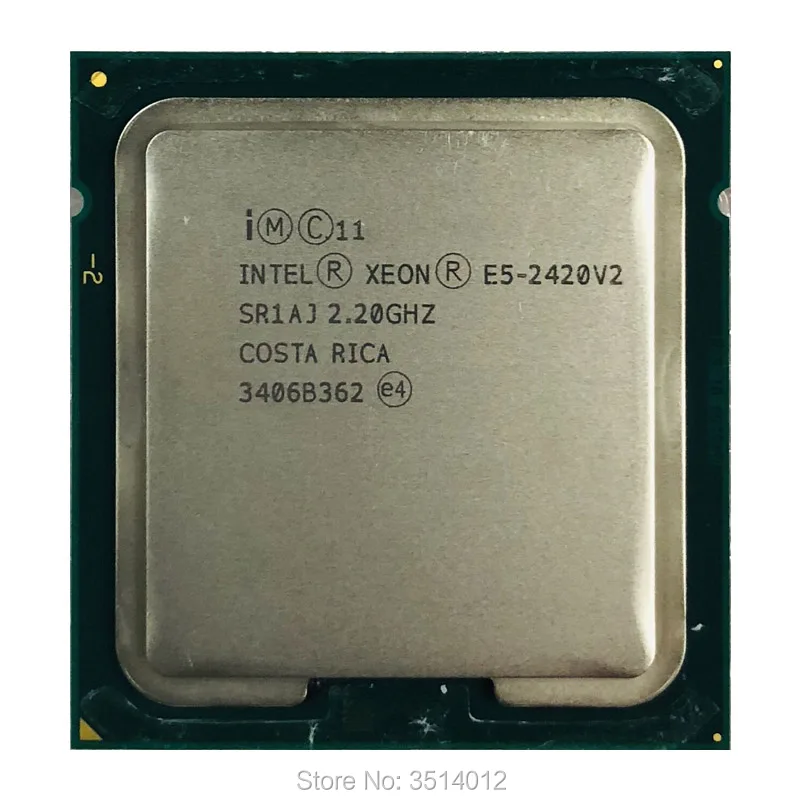 Процессор Intel Xeon E5-2420v2 E5 2420v2 E5 2420 v2 2,2 ГГц шестиядерный ЦП с 12 потоками 15 м 8 Вт LGA 1356