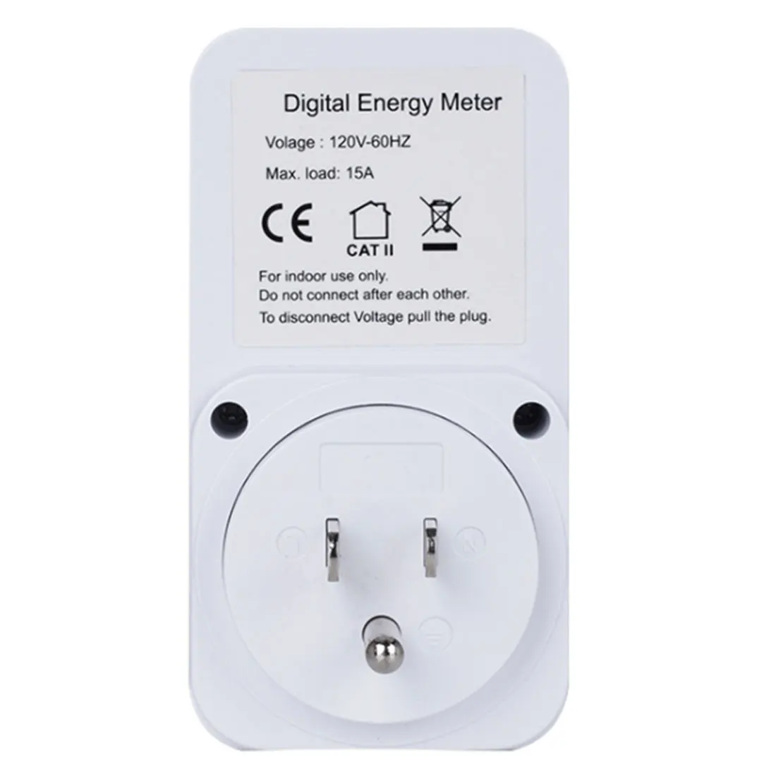 

Electric Monitor Power Energy Socket Digital Power Meter Watt Electricity Usage Monitor Socket Consumption Meter EU US UK Plug
