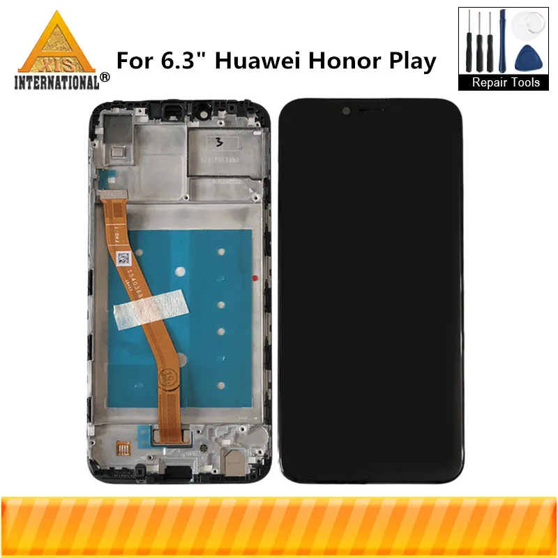 Оригинальный Axisinternational 6 3 &quotдля Huawei Honor Play ЖК дисплей экран + сенсорная панель