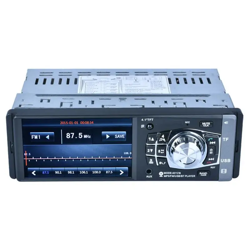 

4.1 Inch 1DIN Car MP5 Player Bluetooth Rear View Camera MP3 Player Car Stereo Audio with Bluetooth Function Support Hands-free