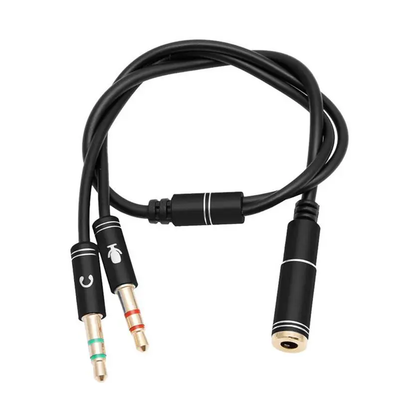 

Mobile Phone Headset Conversion Line Turn Computer Headset 3.5mm High Quality Portable Small Durable Mic With Mic Fast Shipping