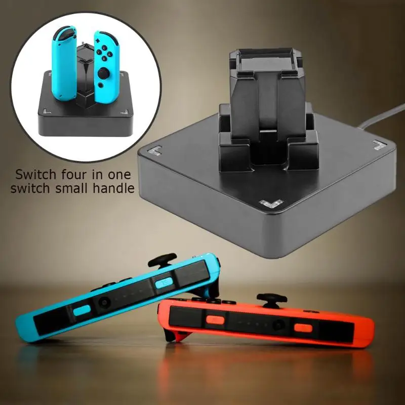 

4 in 1 LED Charging Dock Stand Station Charger Cradle for Switch Joy-Con Controllers Gaming Gamepads Joystick Accessories Tools