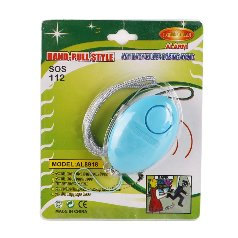 High Quality 120db Anti Lost Alarm Wolf Self Defense Safety Personal Panic Rape Attack Alarm Bell Security Protection Elderly