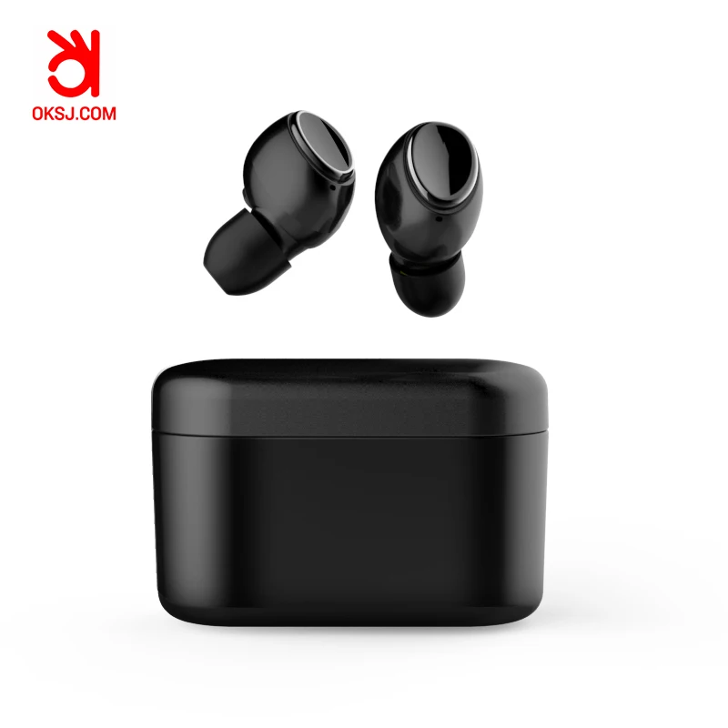 

OKSJ 2019 358 new products for Business bluetooth 5.0 earphone wireless earbuds sport headset compatibility android and IOS