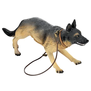 

2019 New Arrive 1/6 Scale Simulation German Shepherd Military Model Toy Gift for Children Desktop Decoration Model Figure Toys