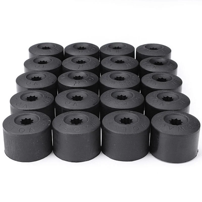 

20pcs/set 17mm Wheel Lug Nut Bolt Cap Dust Cover+Hook Kit For V-W