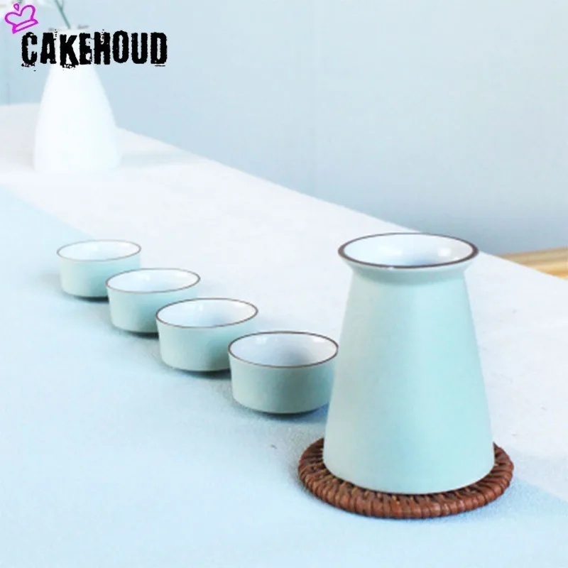 Керамическая графин CAKEHOUD в японском стиле простая чашка Саке с набором бутылок