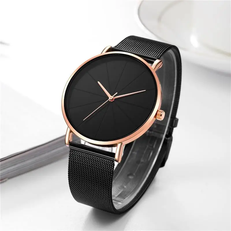 

Dropshipping Fashion Silver Mesh Quartz Watch Men Metal Stainless Steel Dress Watches Relogio Macho Gift Clock
