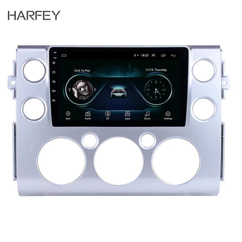 

Harfey 9" Touchscreen Android 8.1 for 2007-2018 Toyota FJ CRUISER Car Stereo GPS Navigation Bluetooth 3G WiFi DVR DAB+ SWC