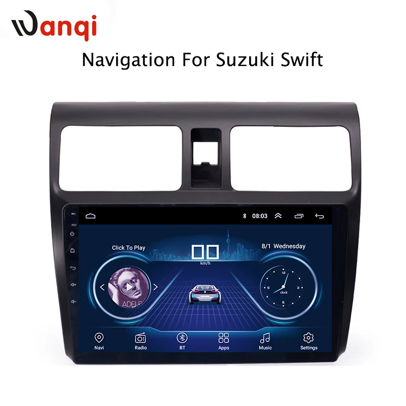 

10.1 inch Android 8.1 full touch screen car multimedia system for Suzuki Swift 2004-2010 car gps radio navigation