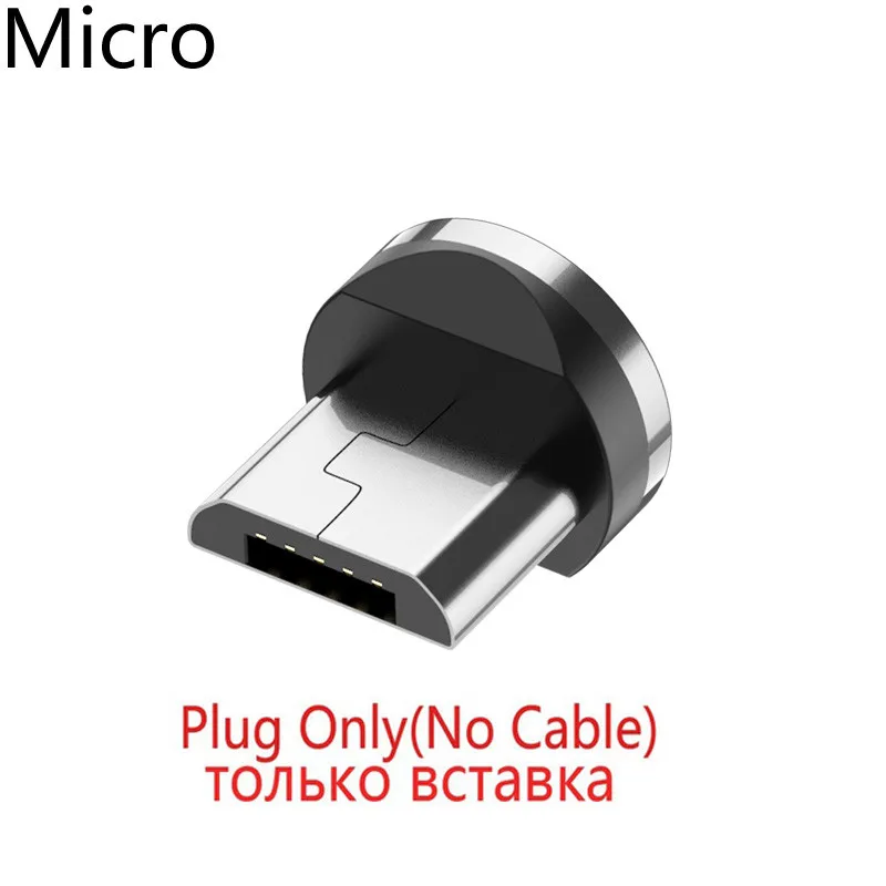 Круглый Магнитный Кабель с разъемом типа C Micro USB C с разъемами для быстрой зарядки телефона Microusb type-C магнитный разъем зарядного устройства для samsung S9 S10