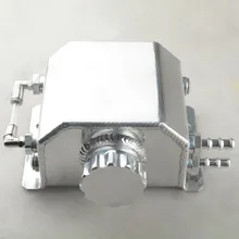 JX-LCLYL Универсальный 1Л алюминиевый охлаждающей жидкости перелив радиатора для восстановления резервуара для воды
