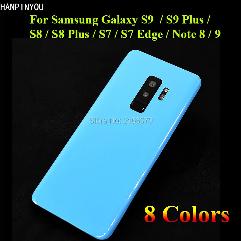 

For Samsung Galaxy S10 S9 S8 Plus S7 Edge Note 8 9 Jet Bright Surface Full Back Cover Glossy Decal Skin Protective Sticker Film