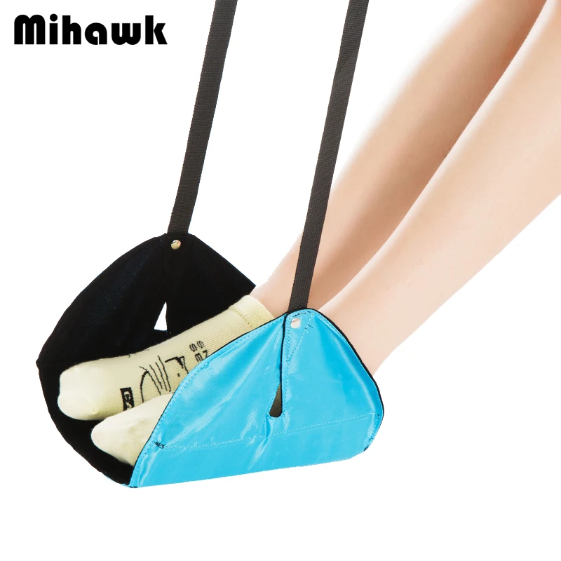 

Mihawk Airplane Foot Rest Stand Polyester Adjustable Travel Feet Pedal For Flight Desk Hammock Office Chair Care Tool Accessory