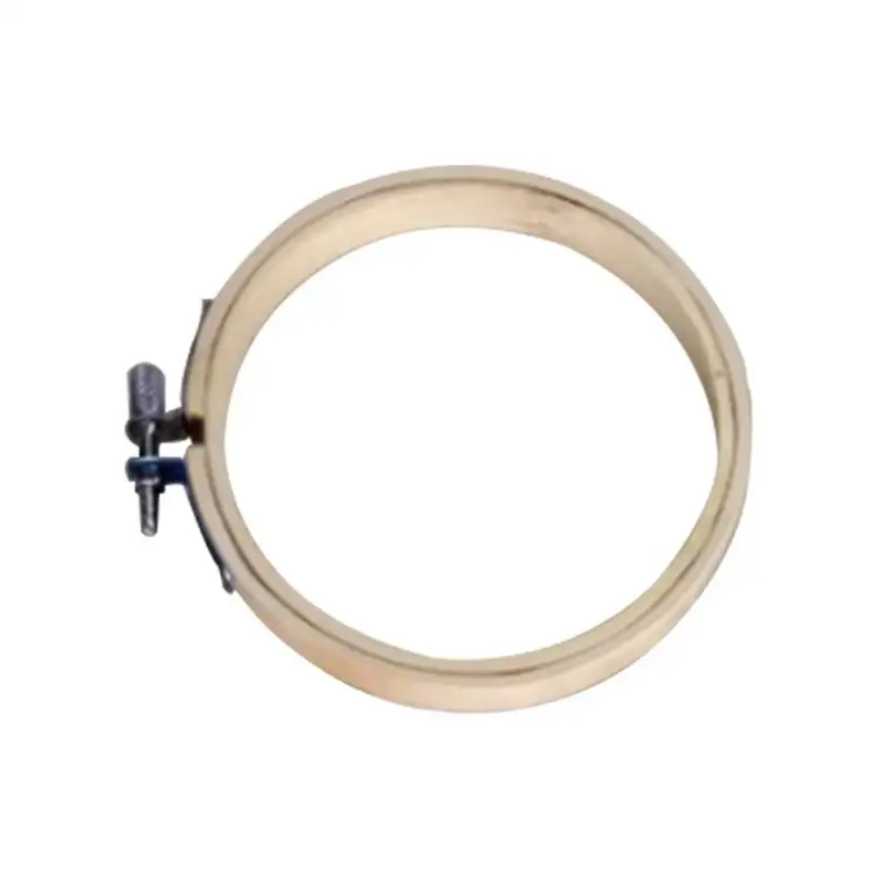 

12PCS/Set 8CM DIY Cross Stitch Bamboo Stretch Accessories Bamboo Ring With Blue Film Nut Fixed Sewing Accessories Quick Delivery