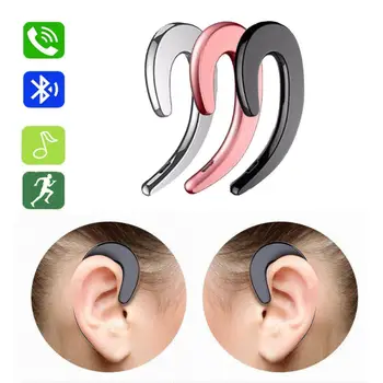 

Bone Conduction Earphones Wireless Headphones Bluetooth Handsfree Earphone With Mic Earbuds Sports Headset for Xiaomi For iPhone