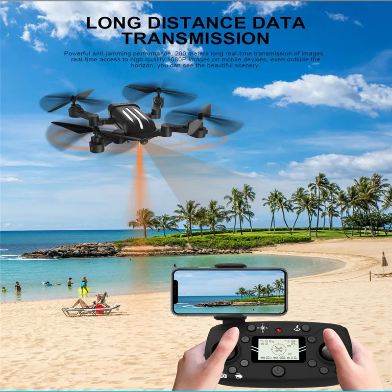 Радиоуправляемый Дрон BAYANGTOYS X30 5G Wi-Fi 1080 P FPV с широкоугольной камерой 8 Мп HD